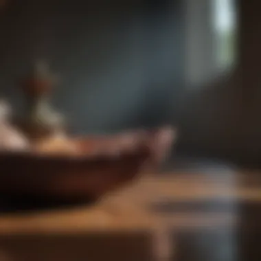 Inner Peace and Focus Close-up of a tranquil mind during meditation