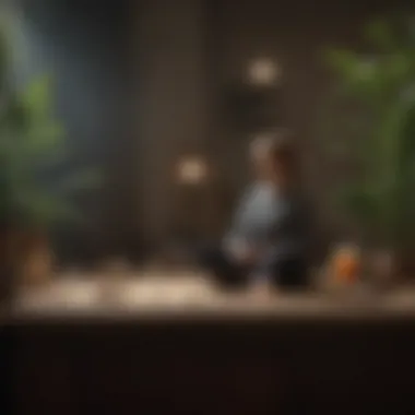 Visualization of cognitive behavioral therapy techniques