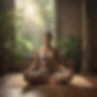 Historical Contexts of Practices A diagram illustrating the historical roots of yoga and meditation.
