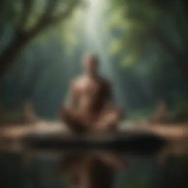 Exploring Various Meditation Styles Diverse meditation styles depicted artistically