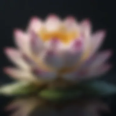 Lotus Blossom of Peace A serene lotus flower symbolizing tranquility and enlightenment.