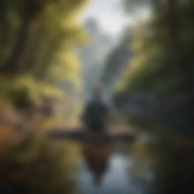 Mindfulness in the Embrace of Kindness A peaceful landscape reflecting mindfulness and kindness