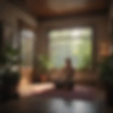 Creating the Perfect Space for Reflection A cozy reading nook for meditation enthusiasts