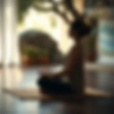 Meditation for Emotional Mastery A person meditating in a tranquil environment