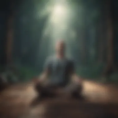 Meditation for Emotional Mastery Person meditating to enhance emotional control