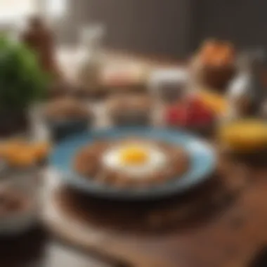 Nourishing Your Body A beautiful arrangement of healthy breakfast options on a table