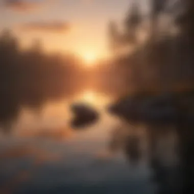 Embracing New Beginnings A serene sunrise over a calm lake symbolizing new beginnings