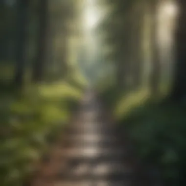 The Pathway to Positivity: A Journey Through Nature A pathway through a forest symbolizing the journey to positivity