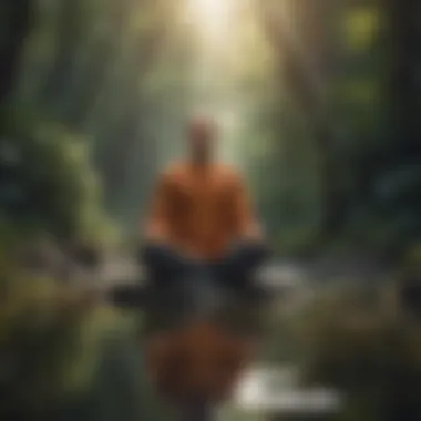 Harnessing Focus Through Meditation Focused individual engaging in meditation
