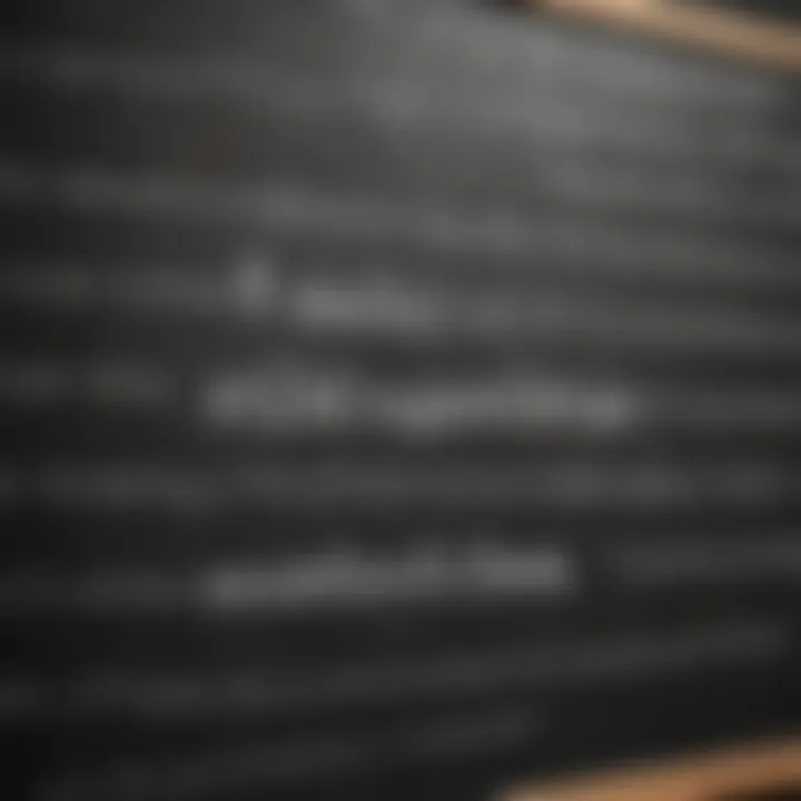 An inspiring quote written on a chalkboard encouraging self-compassion