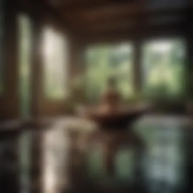 Creating a Calming Environment for Reflection A meditative space with calming elements