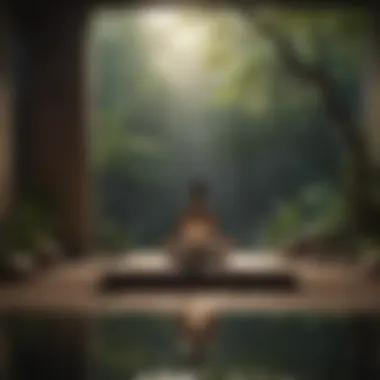 A serene environment for meditation