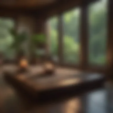 Creating a Personal Sanctuary for Mindfulness A meditation space designed for relaxation.