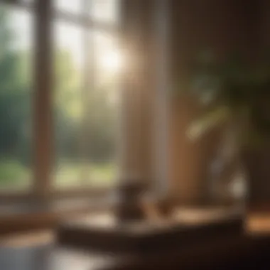 Harnessing Natural Light for Energy An inspirational morning scene with sunlight streaming through a window