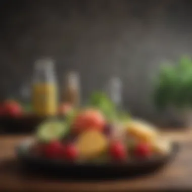 Nutrition for Emotional Well-Being Visual representation of a balanced diet