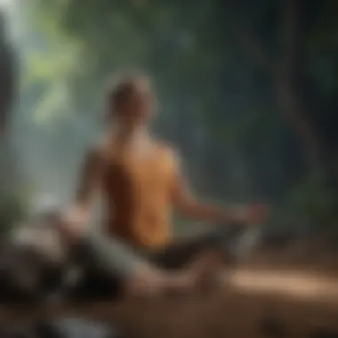 Engaging in Active Stress Relief Image illustrating various physical activities