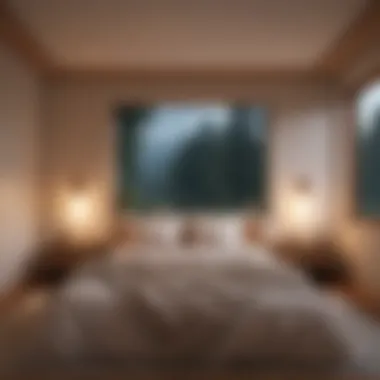 Creating a Sleep-Conducive Space Cozy bed with a sleep-friendly environment