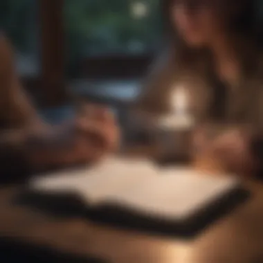 Journaling for Emotional Clarity A person journaling to process emotions and thoughts
