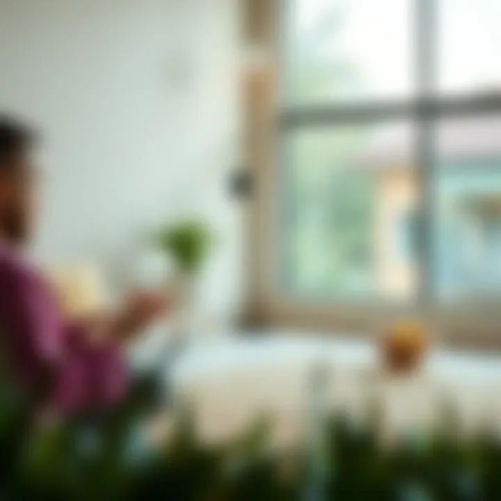 Visualization of a calming environment