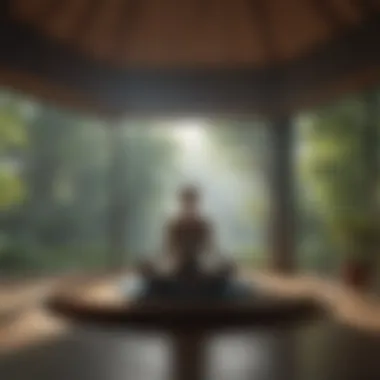 Creating a Calming Meditation Space Calming space designed for meditation practice