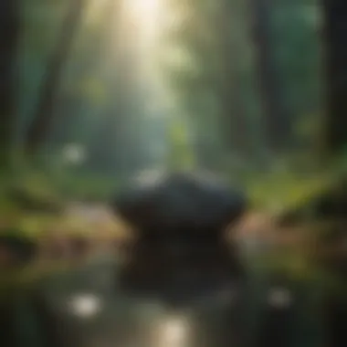 Nature's Influence on Emotional Health Nature scene promoting relaxation and focus