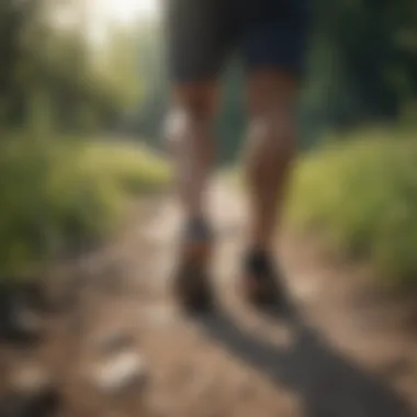 Running as a Stress Reliever Running path symbolizing physical activity