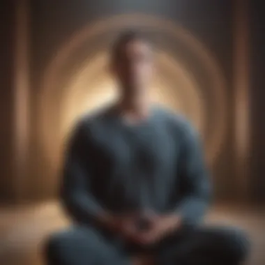 Meditation: A Gateway to Clarity A person engaged in meditation with a calm expression