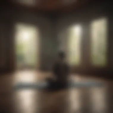 Meditative scene illustrating mindfulness practices