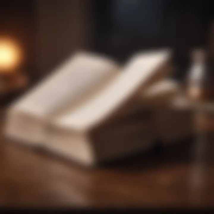 An open book with pages symbolizing knowledge and understanding