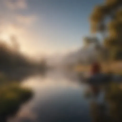 A serene landscape symbolizing inner peace and self-reflection