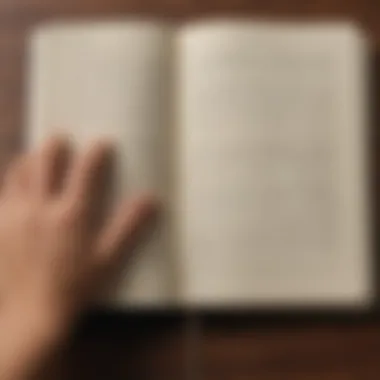 A close-up of a hand writing a personal journal entry