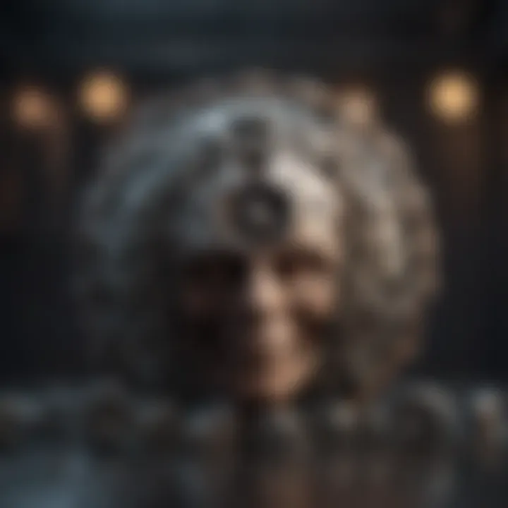 A brain with gears representing the mechanics of mindset