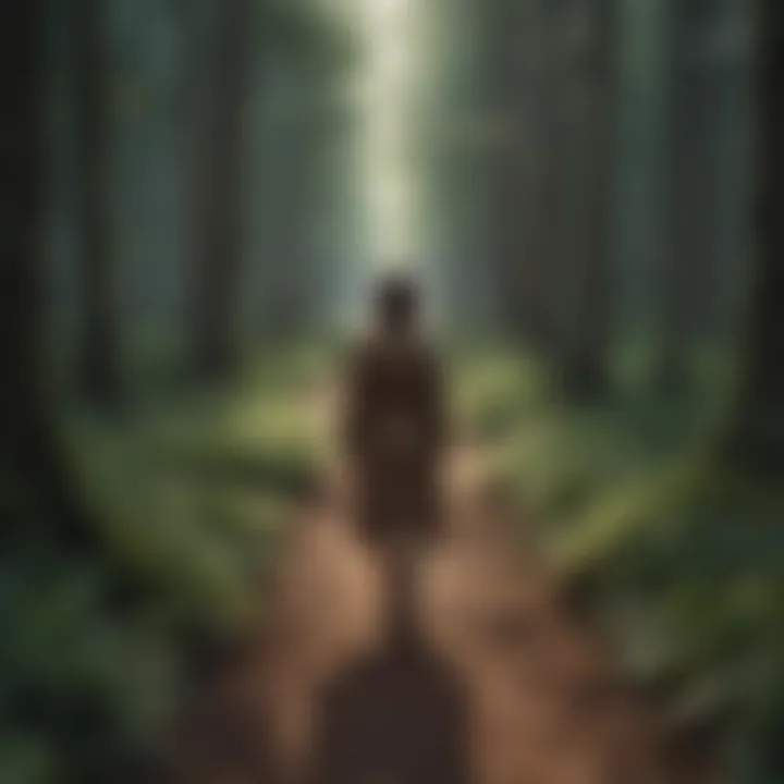 Multiple paths diverging in a forest symbolizing choices