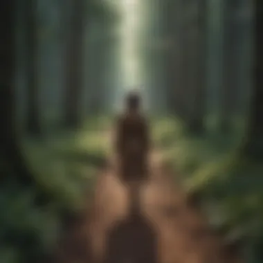 Navigating the Paths of Identity Multiple paths diverging in a forest symbolizing choices