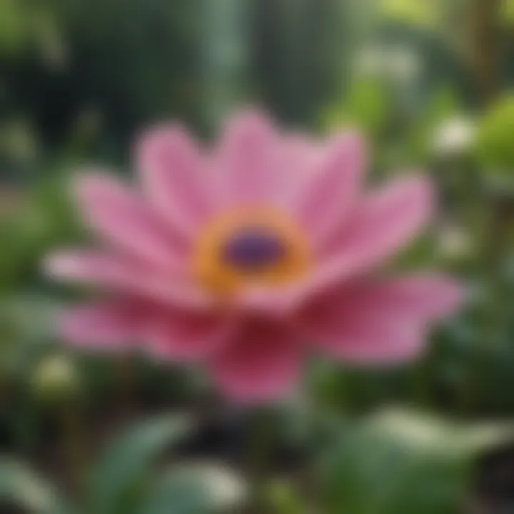 A blossoming flower in a vibrant garden, symbolizing personal growth.