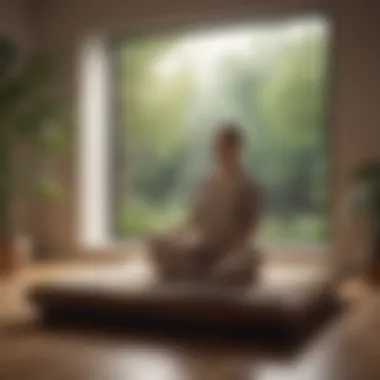 Creating a Mindful Environment A calm meditation space promoting relaxation and mindfulness
