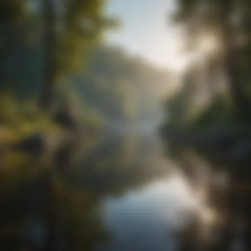 A serene landscape reflecting mindfulness and introspection