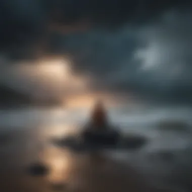Finding Calm in the Storm of Anxiety A serene landscape symbolizing inner peace amidst chaos