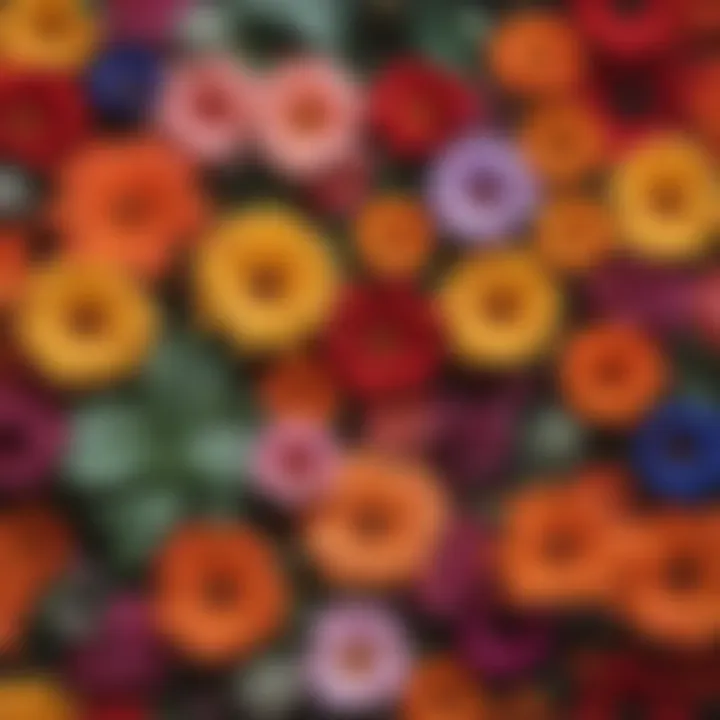 A close-up of vibrant flowers symbolizing the diversity of life