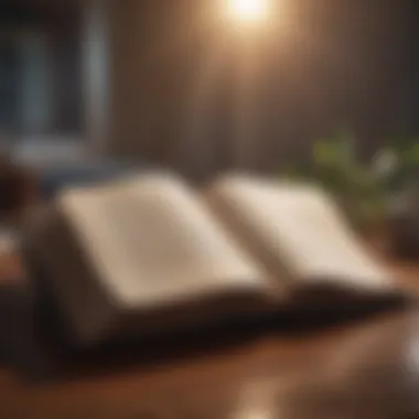 Quotes for Personal Growth An open book with highlighted quotes on personal growth