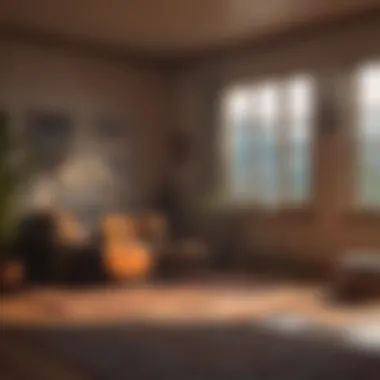 Creating a Healing Space with Music A cozy room with instruments and a warm atmosphere