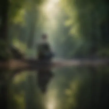 Moments of Reflection A contemplative scene encouraging self-reflection
