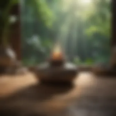Mindfulness and Inner Peace A peaceful meditation space promoting mindfulness and personal growth