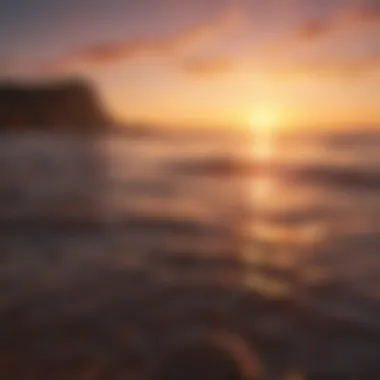 Joyful Horizons A vibrant sunset symbolizing joy and fulfillment in life