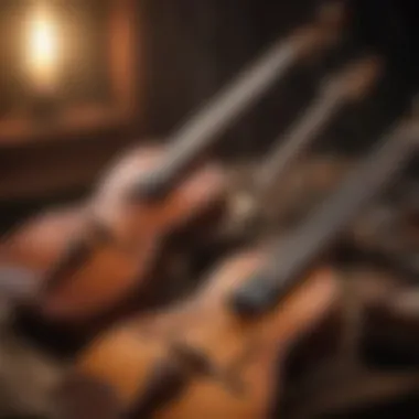 Instruments of Peace Musical instruments set for relaxation