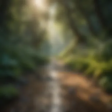 Harmony in Nature Nature scene with soothing colors