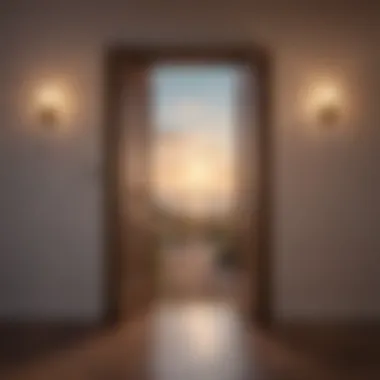 An open door leading to a bright horizon, symbolizing new opportunities and transitions