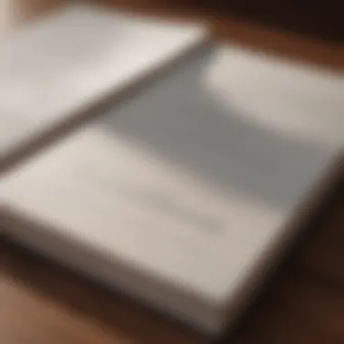 Reflective Journal for Self-Discovery Close-up of a journal with reflective thoughts