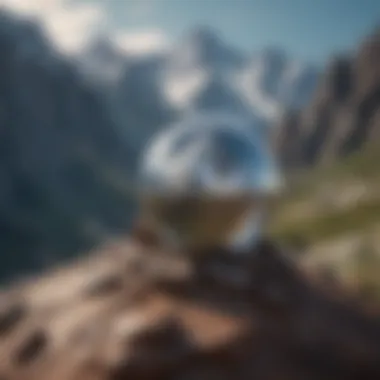 Triumph Over Challenges A mountain peak representing challenges and triumph
