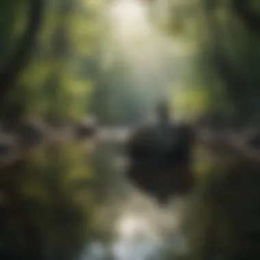 Inner Peace and Clarity A calm nature scene reflecting inner peace and mental clarity